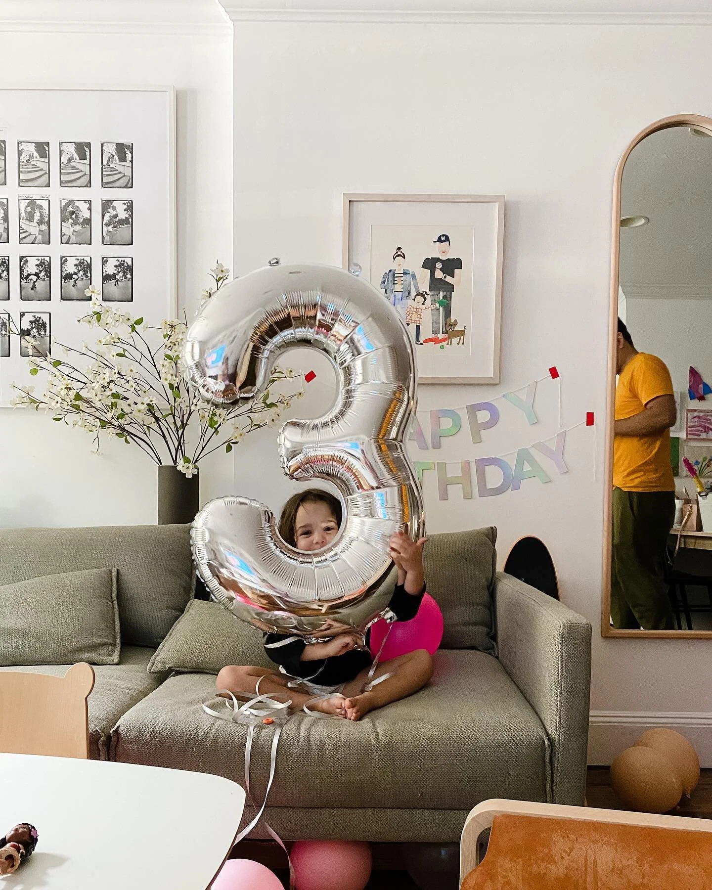 My baby is 3 ❤️ I told her we were baking unicorn cupcakes for her party and she said “that sounds really nice” 🦄