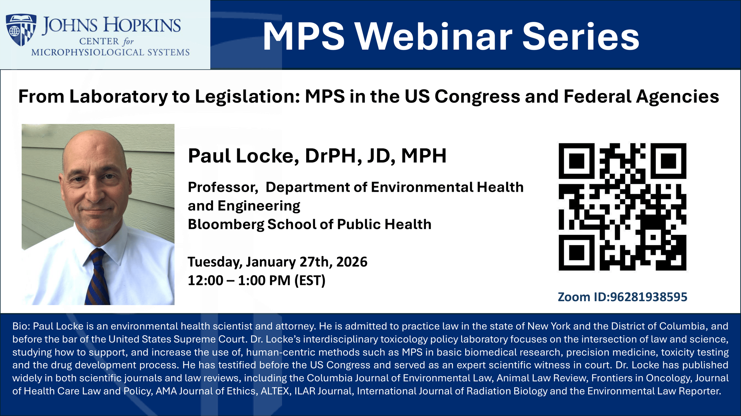 From Laboratory to Legislation: MPS in the US Congress and Federal Agencies