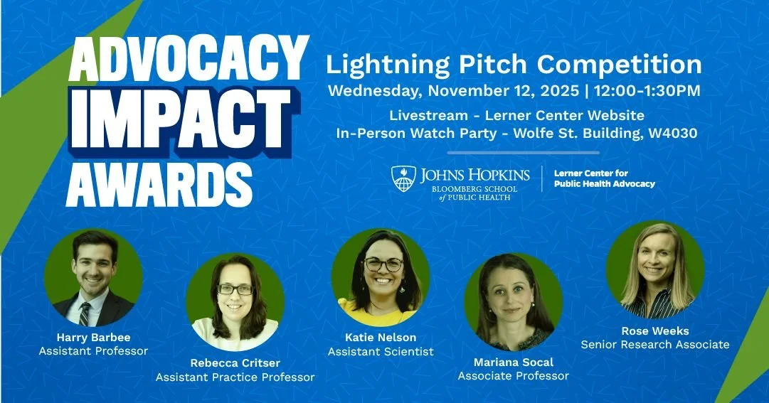 2025 Advocacy Impact Awards Lightning Pitch Competition 