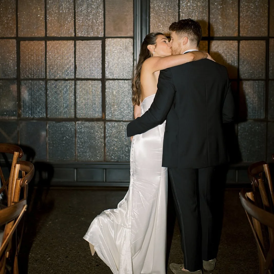 Some late-nights favorites of Hannah &amp; Colin&hellip; ❤️
@hannah.shaffer.delarso @cdelarso 
.
.
.
Photography: @oliviachristinaphoto 
Gown: @alenaleenabridal 
Bridal Shop: @wanderatelier 
Hair &amp; Makeup: @airhairandmakeup 
Florist: @papertiniev