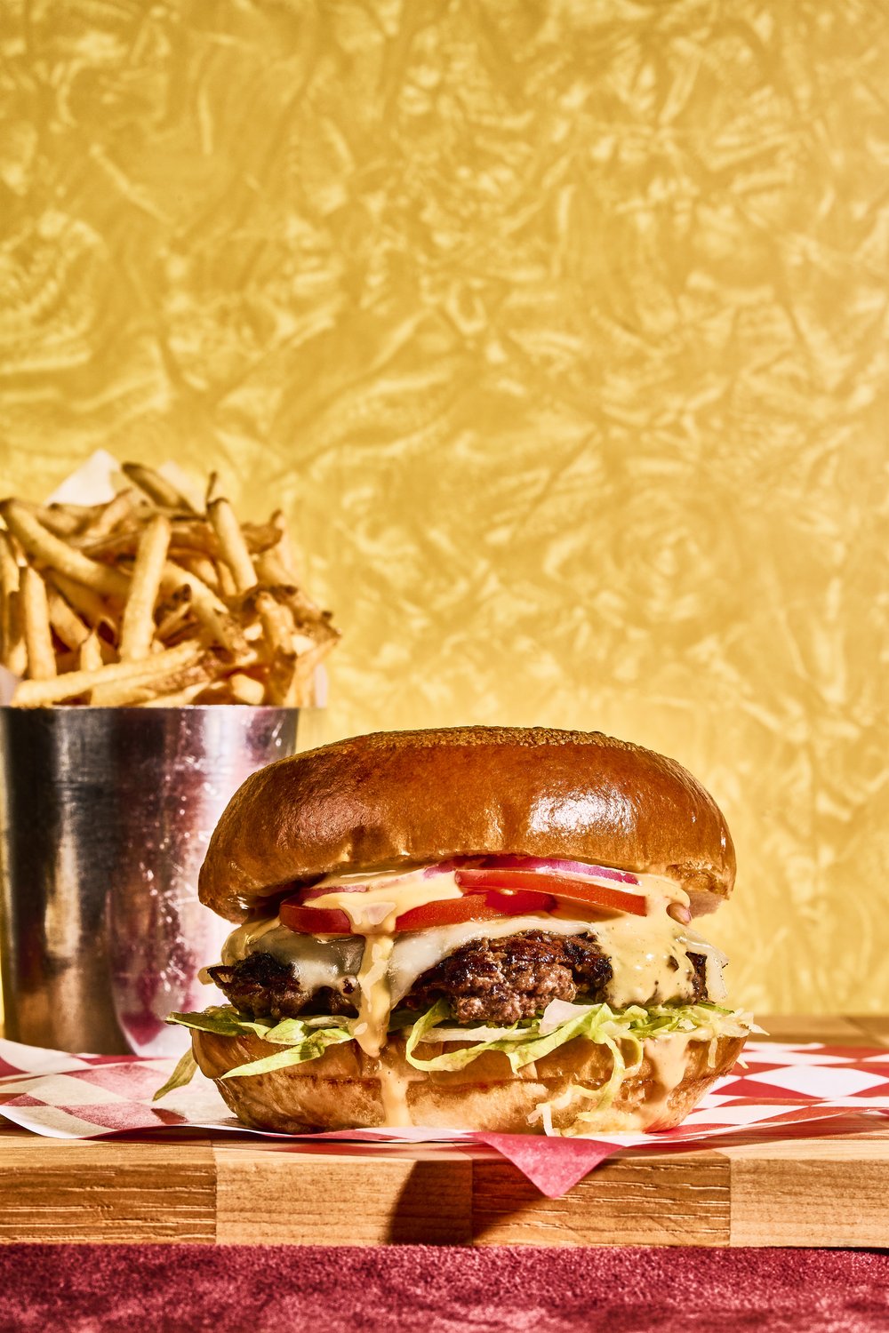 The G.D.B. (good ducking burger) food photography