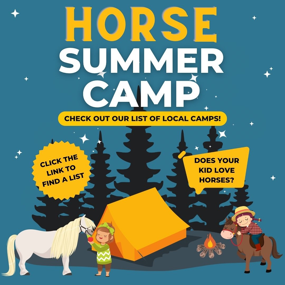 Do you have a kid that LOVES horses? If you live in the greater Chattanooga area we have made a list of local horse camps that you can sign your kid up for. Check out our link in the bio for a complete list. Here&rsquo;s hoping your horse crazy kid g