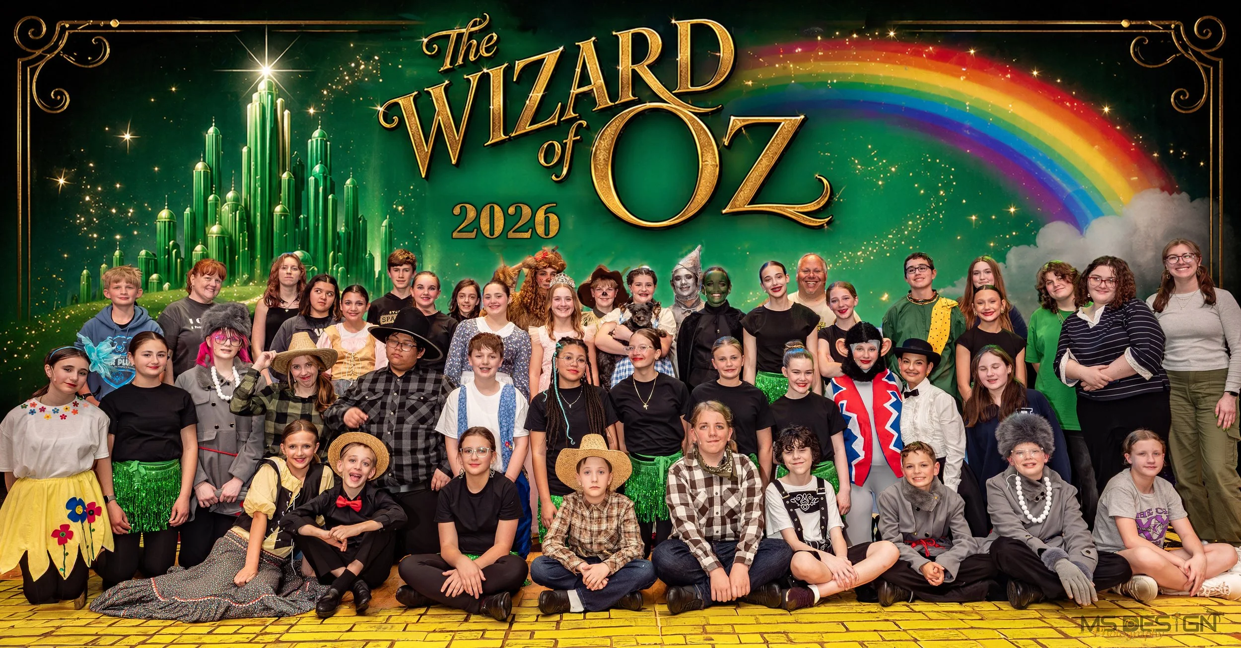 Wizard of Oz Group Photo Sycamore 2026
