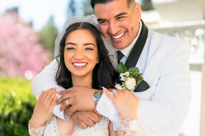 Beautiful couple wedding at Glendale