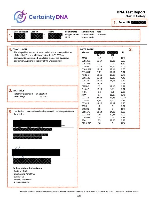How To Read Your Paternity Test Results — Certainty DNA