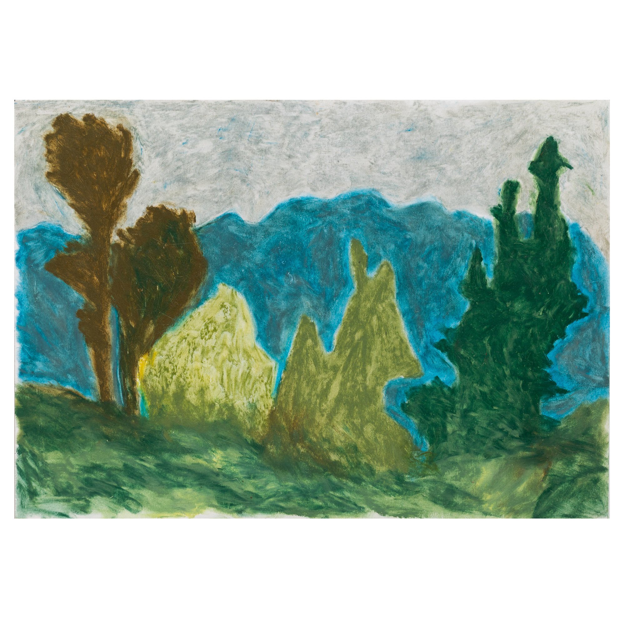 'Trees on Hill' by Payoja Agarwal