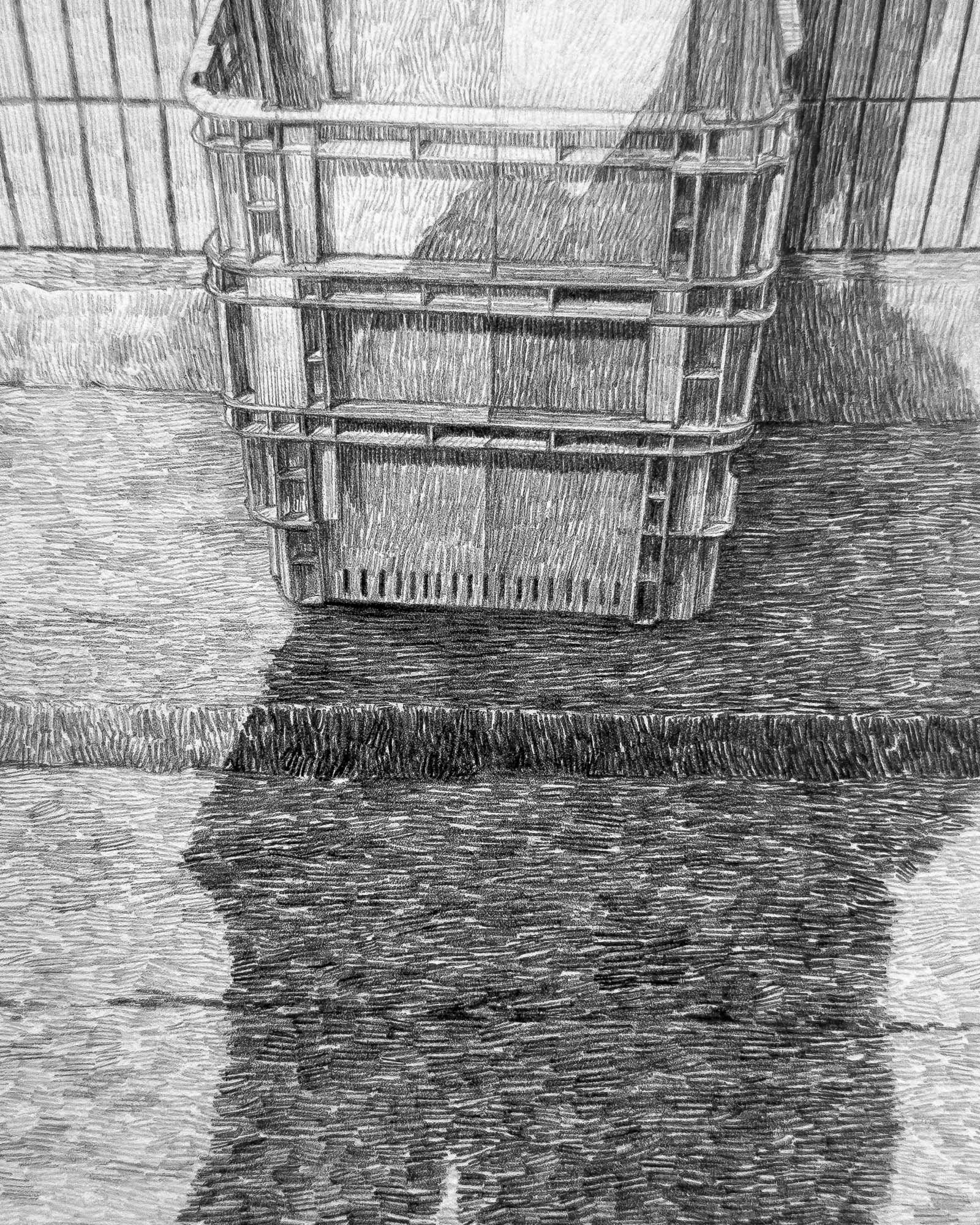 Lucy Ray_Crates, a road and shadow_LucyRay - Lucy Wood_BlueShopGallery_WOP7_607.jpg