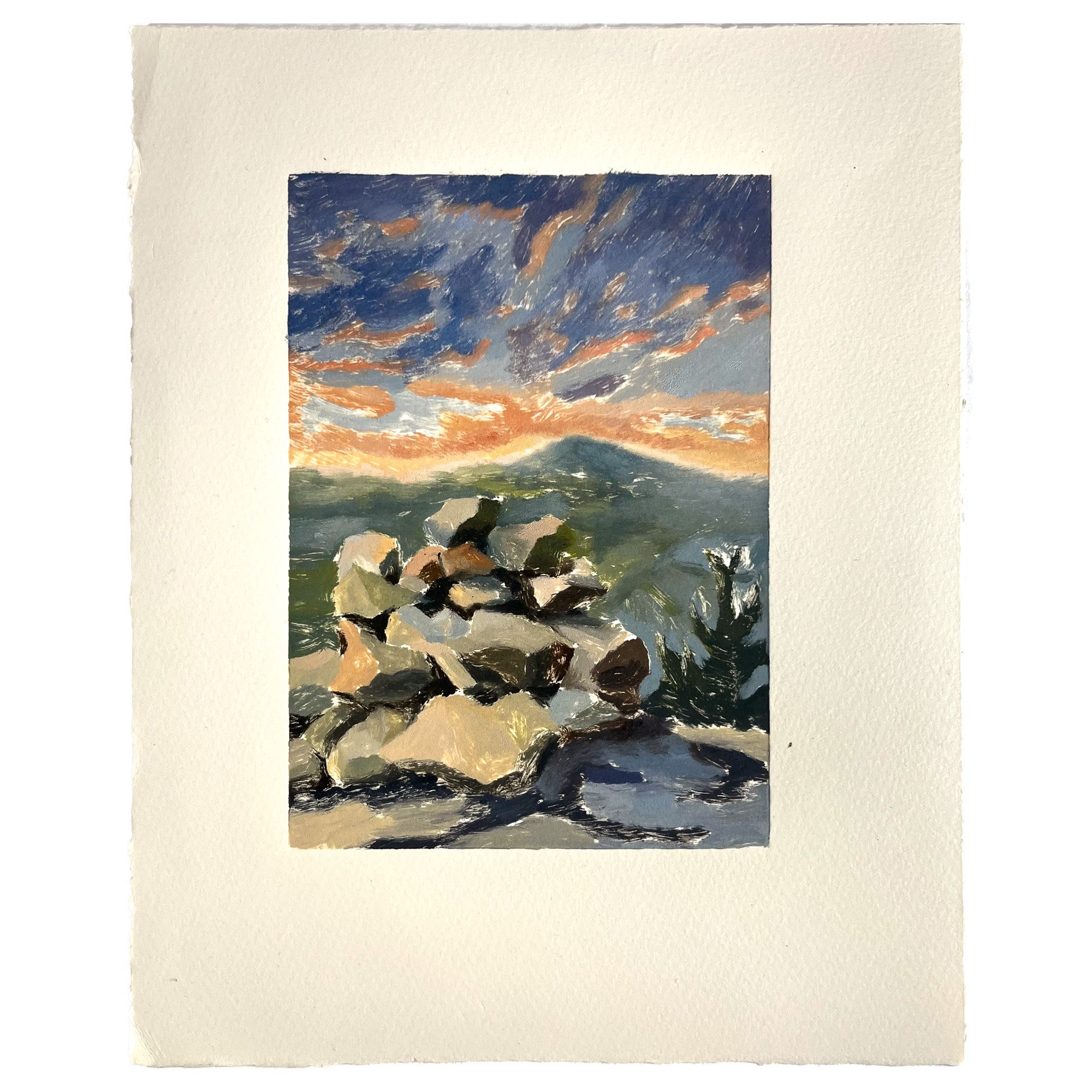 'Cairn at sunrise' by Ollie Marr