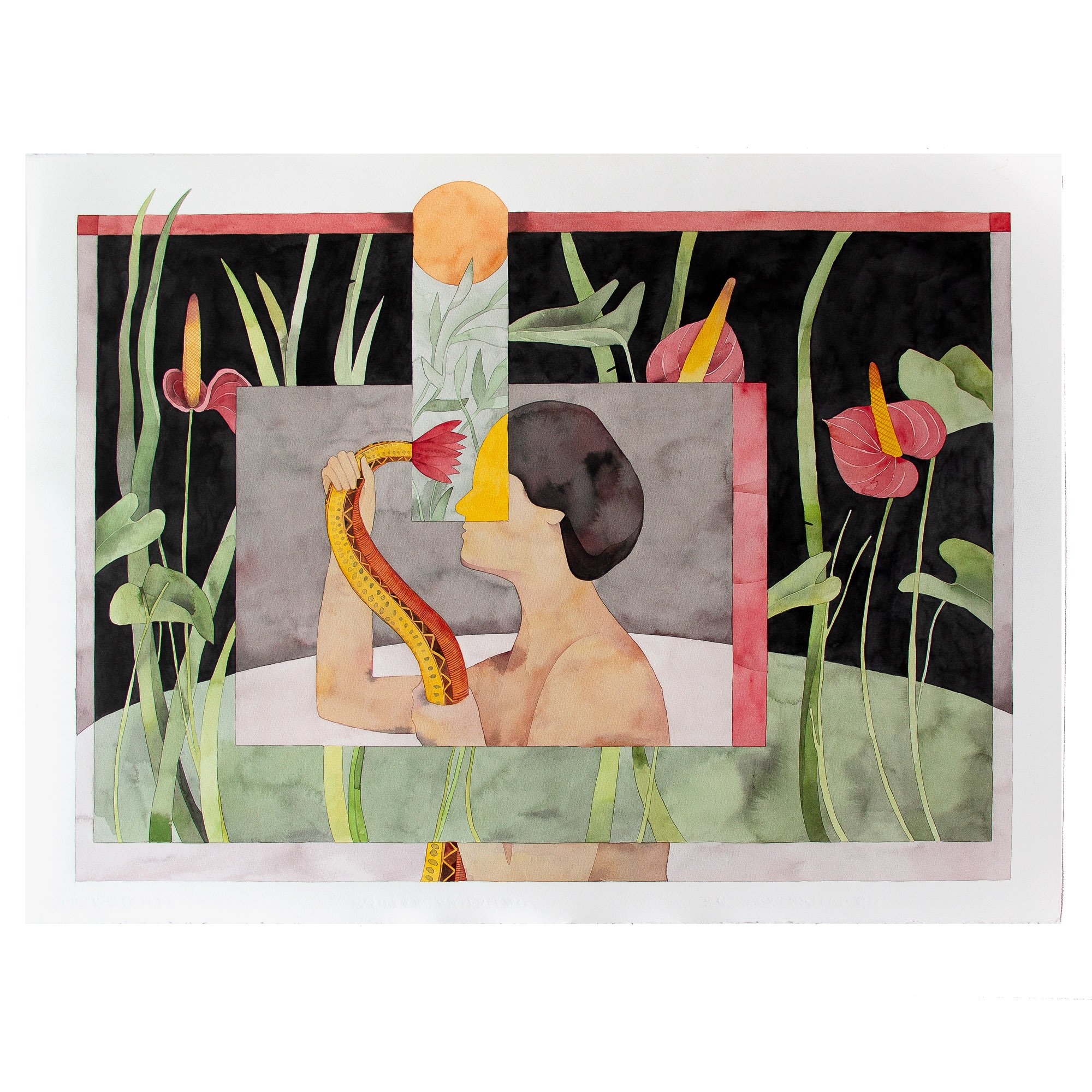 'Inside the garden' by Luisa Rivera