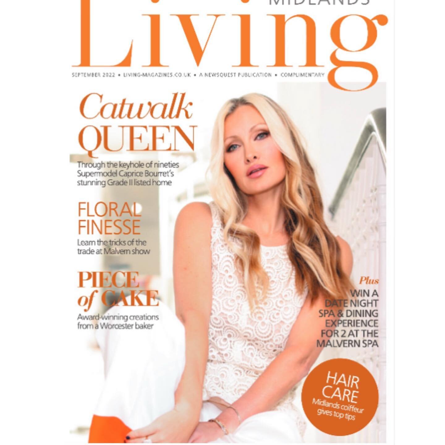 So excited thank you @livingmagazines. #newcoveralert Hope everyone has an amazing day. Today in London is a bit .. actually really gloomy and life throughs so many dramas at you but no matter what I always think of all the good and focus in on that 