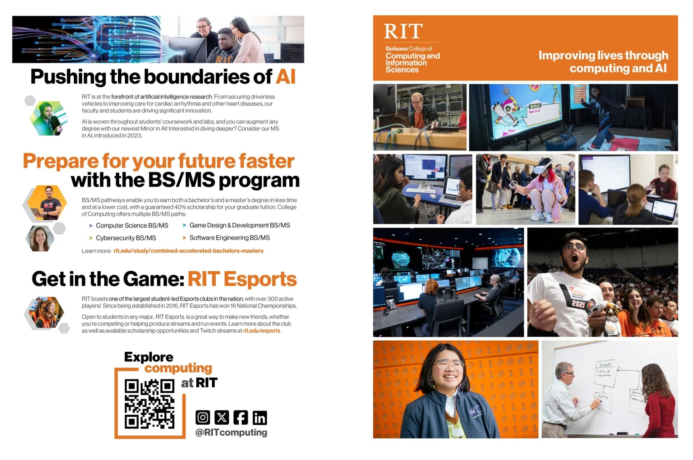 Overview of RIT college of Computing Bifold