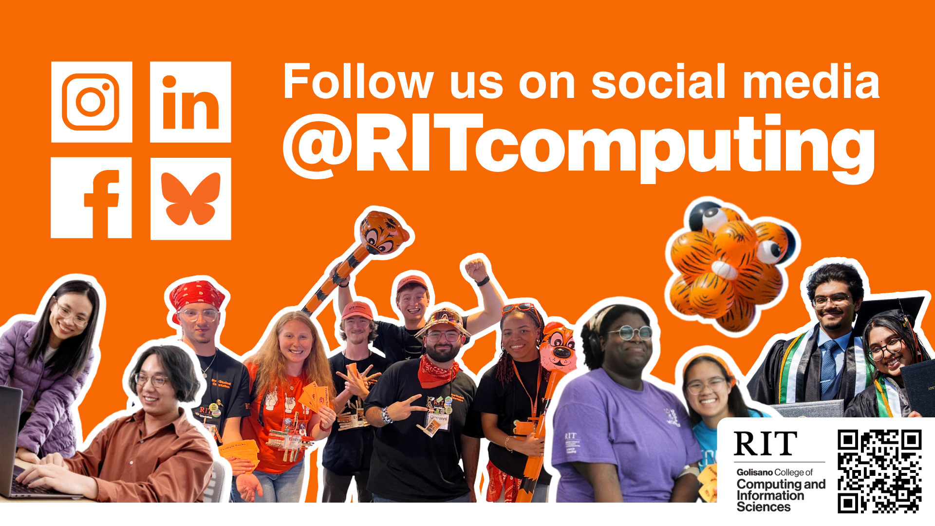 Follow us on social media @RITcomputing with photos of folks in the community