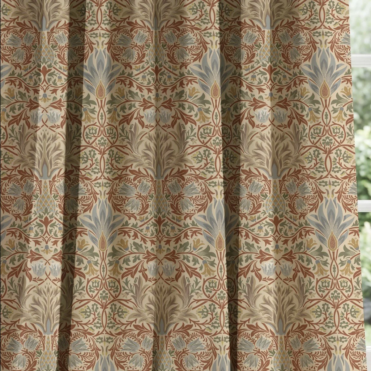 Snakeshead Curtain Panel - Harvest Grove