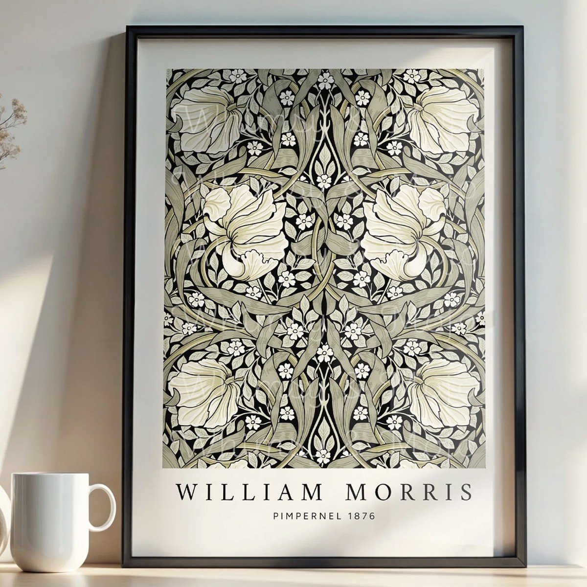 William Morris Pimpernel Botanical Print - Rolled Poster