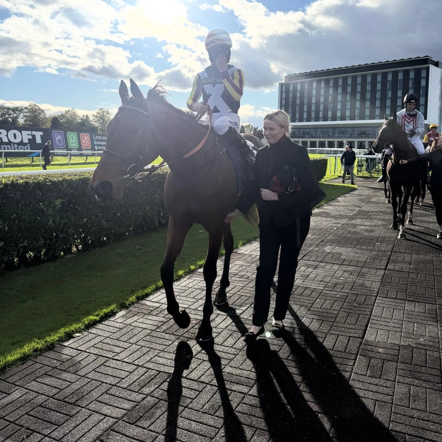 Figjam 
🥈🥈🥈

So proud of the lovely Figjam who scored herself some black type today at Doncaster. 

Huge well done to all @lamont_racing , a lovely ride from Jason and beautifully turned out by Abby.

The dream is alive for next year 

Thanks to @