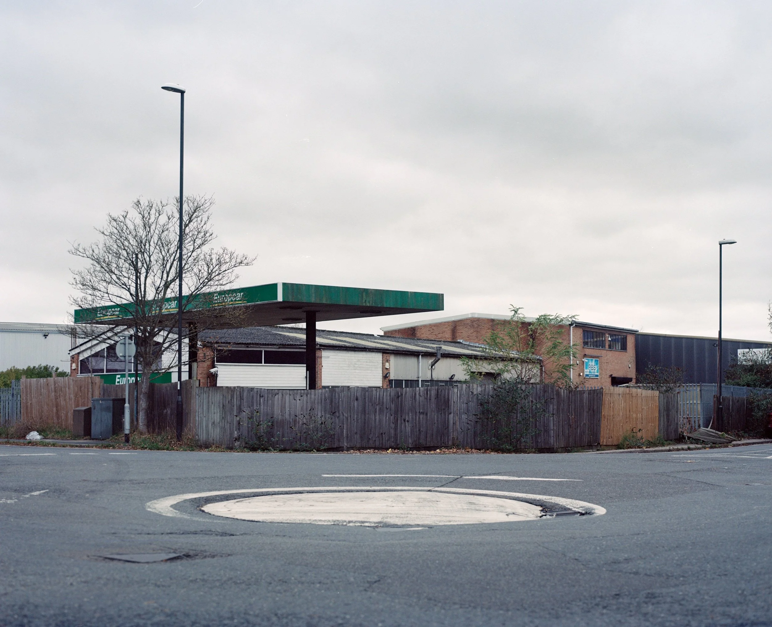 Lowfield Heath Windmill was taken apart piece by piece and relocated to make space for earlier Gatwick expansions. It's original location is now a disused car rental unit.