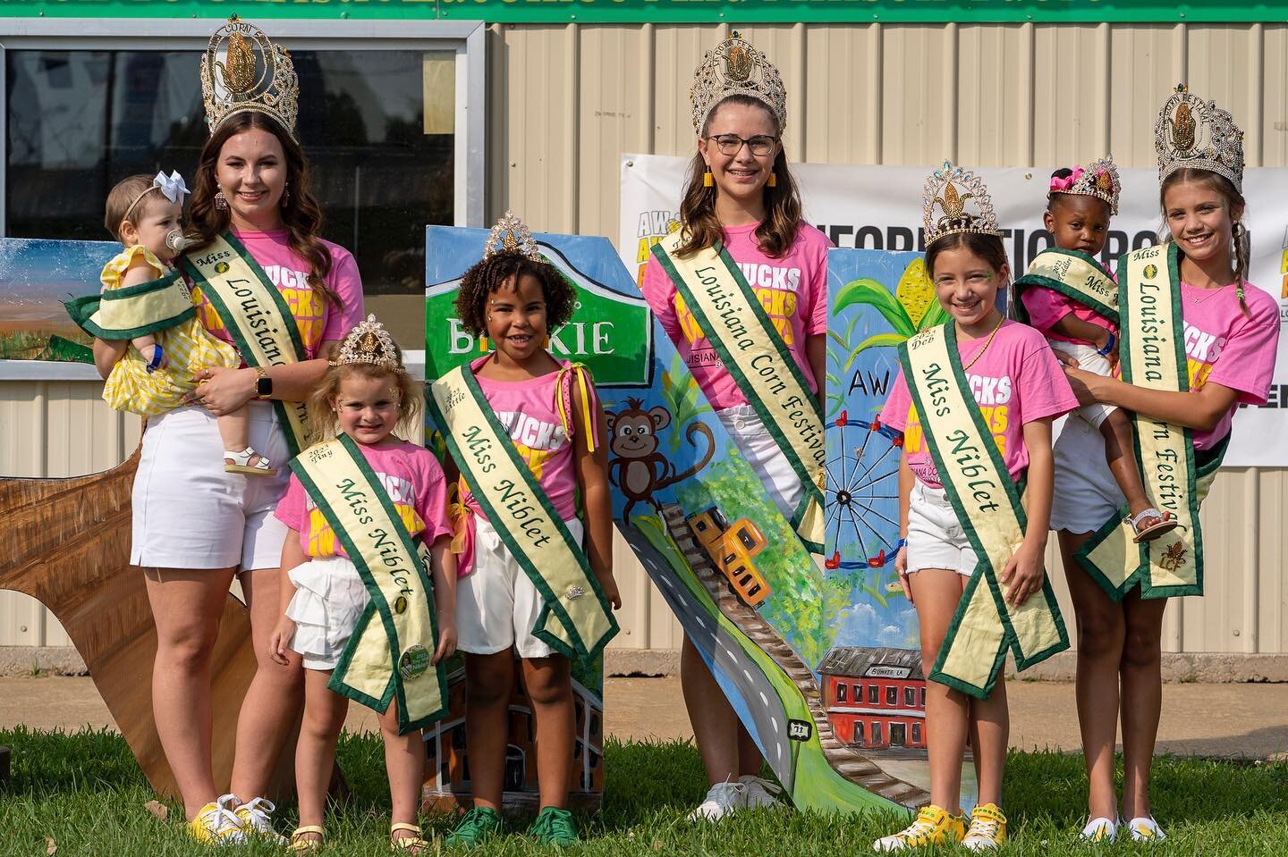 2023 Louisiana Corn Festival Court is ready to welcome over 40 visiting festival queens for the parade at 10am today (Saturday) Ya&rsquo;ll come!!!