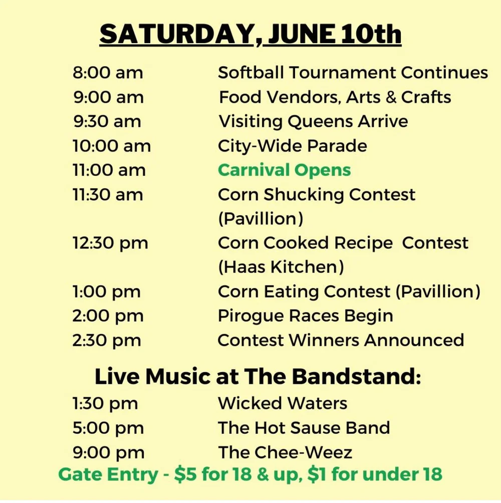 Louisiana Corn Festival — Bunkie Chamber of Commerce