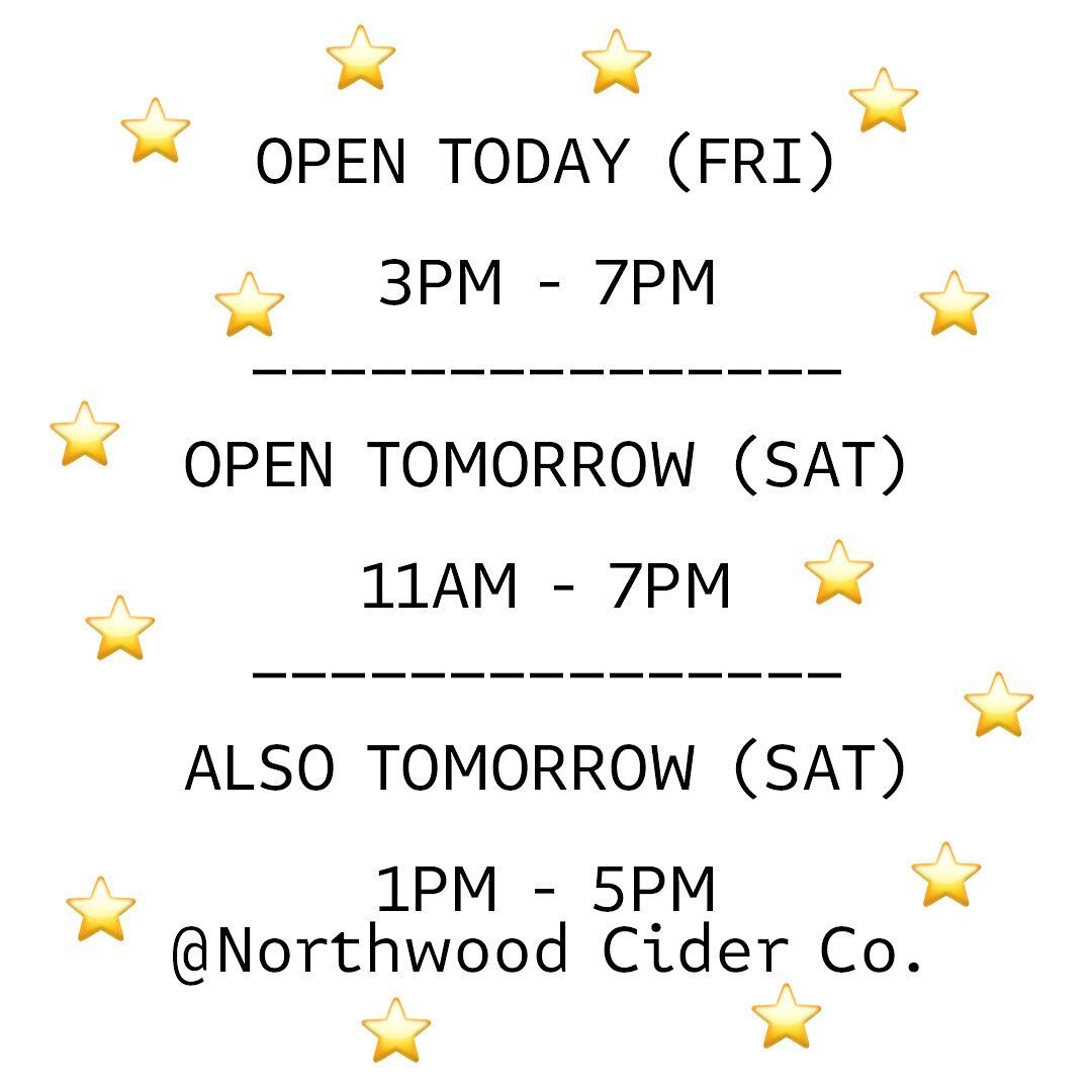 TGIF! We are open today 3PM-7PM! Tomorrow the shop will be open 11AM -7PM! We will also be at @northwoodciderco from 1-5PM for their Games &amp; Comics Market! Hope to see you this weekend🤗

Your local Manga shop
NOW OPEN

mangacincinnati.com

Pleas