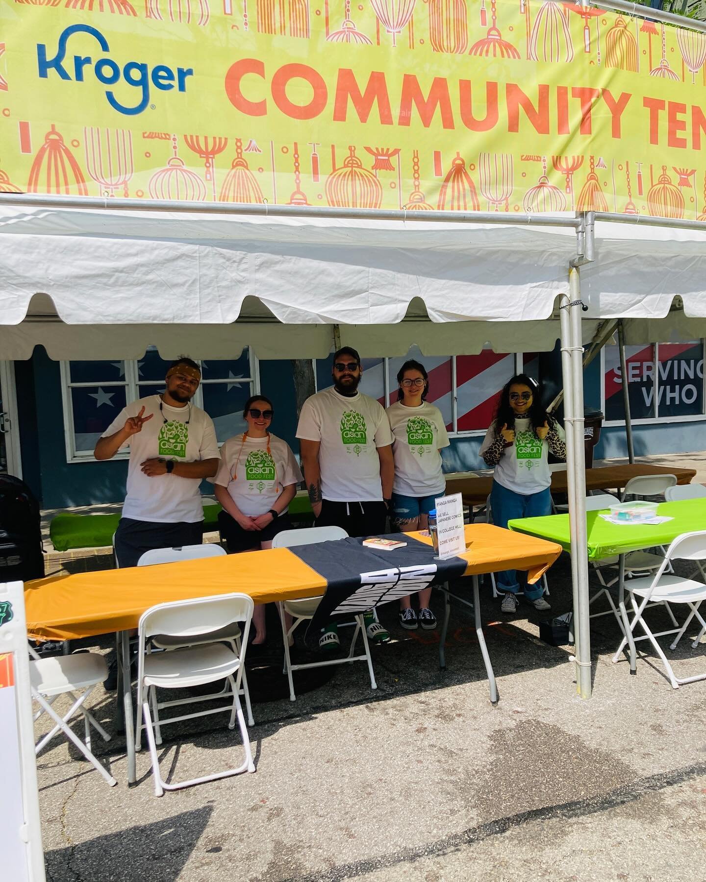 We are at the Asian Food Fest today from 11AM - 1PM! Stop by the community tent on Vine St across from the library (between 9th St. and Court St) and say hi! Thank you to the @asianati_official volunteers and to @asianfoodfest for including us! 

Sho