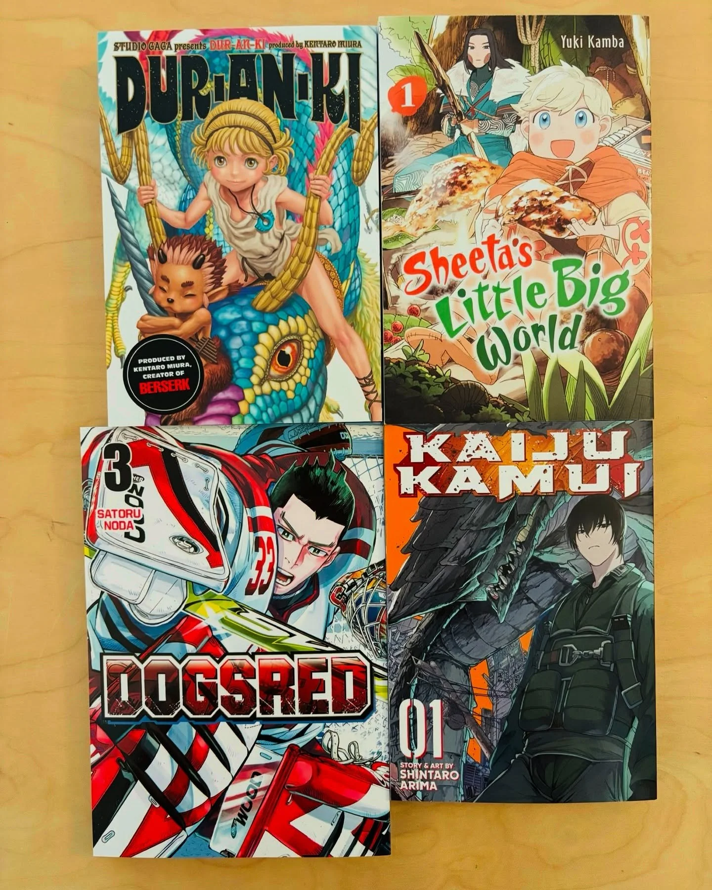 NEW RELEASES🔥

* Bocchi the Rock! Side Story: Kikuri Hiroi&rsquo;s Heavy-Drinking Diary, Vol. 2
* Cat&rsquo;s Eye Omnibus Volume 1
* Dogsred, Vol. 3
* Dur-An-KI
* Go for It, Nakamura-Kun!! Vol. 1 (New Edition Rerelease)
* Kaiju Kamui Vol. 1
* Miss R