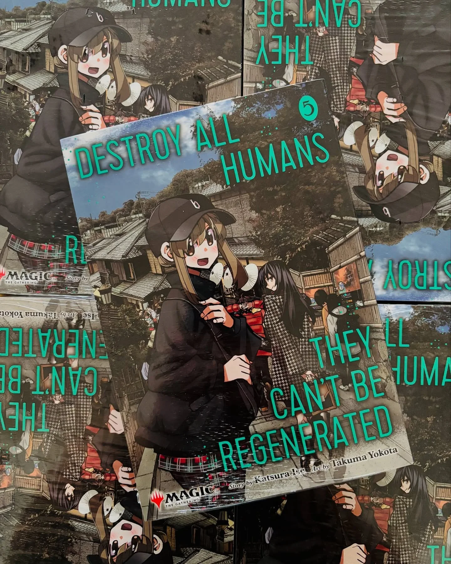 🚨NEW RELEASES🚨

* Destroy All Humans. They Can&rsquo;t Be Regenerated. a Magic: The Gathering Manga, Vol. 5
* Firefly Wedding, Vol. 4
* My Life as an Internet Novel, Volume 1
* Phantom Busters, Vol. 1
* Sensei&rsquo;s Mail-Order Food: The Complete 