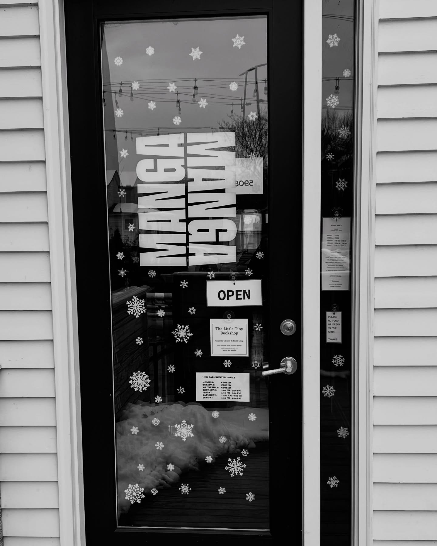 Sunday is a great day to Manga Manga! Lots of holiday gifts and stocking stuffers in stock!

OPEN 1PM - 5PM❄️

&mdash;-

HOURS 

MONDAY: CLOSED
TUESDAY: CLOSED
WEDNESDAY: CLOSED
THURSDAY: 3:00 PM - 7:00 PM
FRIDAY: 3:00 PM - 7:00 PM
SATURDAY: 11:00 AM