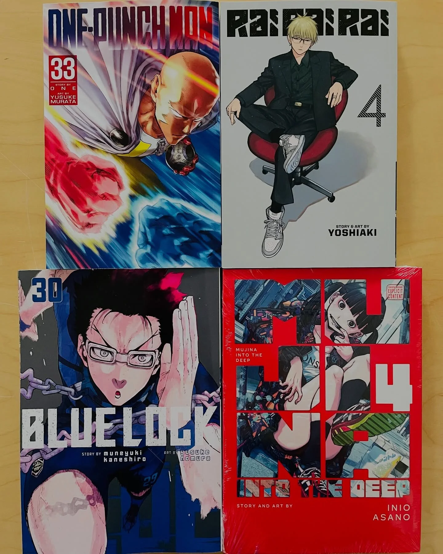 NEW RELEASES 5/21/26✌️

* Blue Archive: Comic Anthology Volume 1
*The Definitive Yokai Field Guide
* Rai Rai Rai, Vol. 4
* Blue Lock 30
* Magical Karina 1
* Mujina Into the Deep, Vol. 4
* One-Punch Man, Vol. 33

NEW RELEASE POLICY: If you put a new r