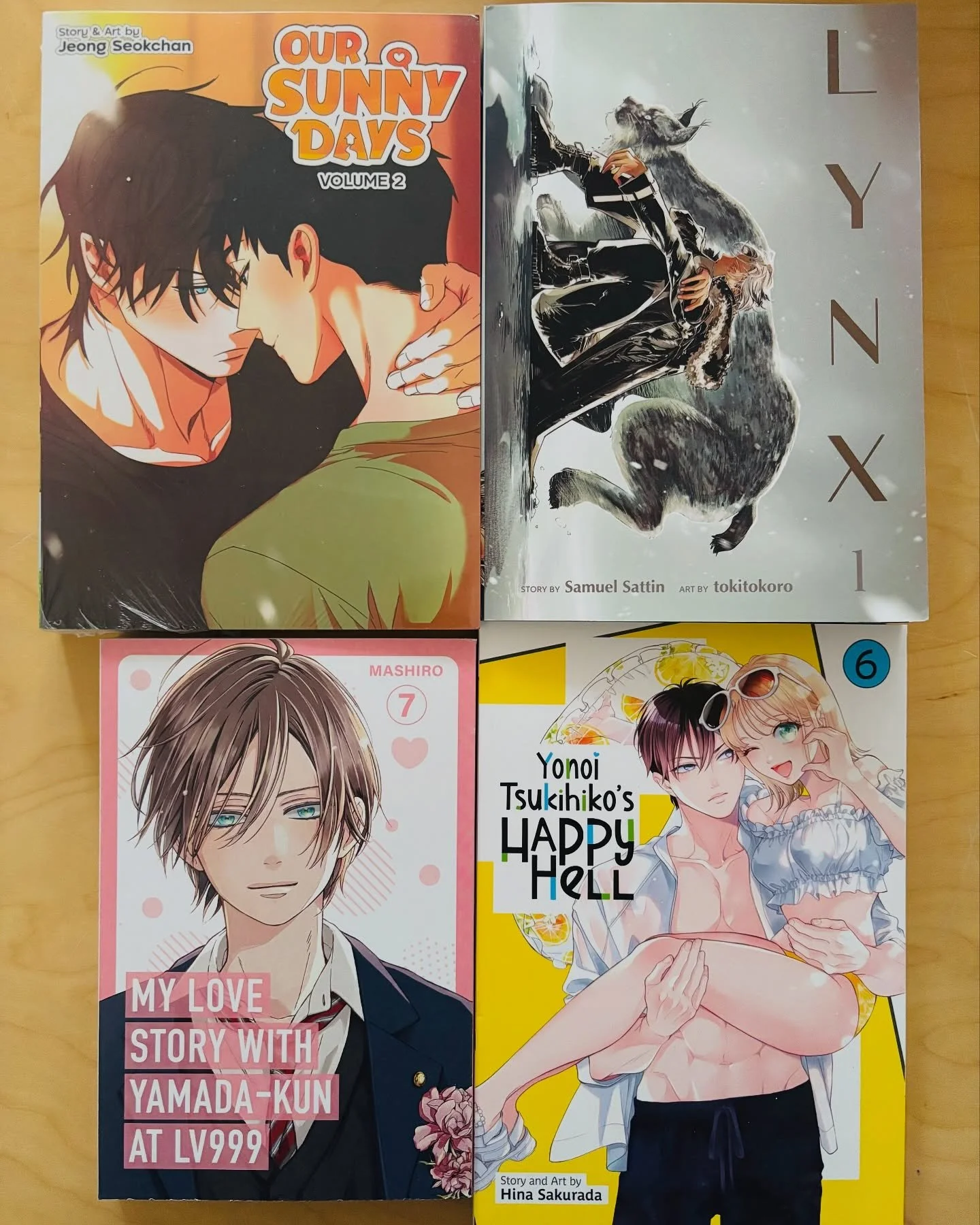 🚨NEW RELEASES 8/20/26🚨

* Chiisakobee Volume 1
* Crescent Moon Marching (Volume 1)
* Demon Slayer: Kimetsu No Yaiba: The Sticker Book
* Half Is More, Vol. 1
* Little Book of Manga, The
* Lynx, Vol. 1
* My Love Story with Yamada-Kun at Lv999 Volume 