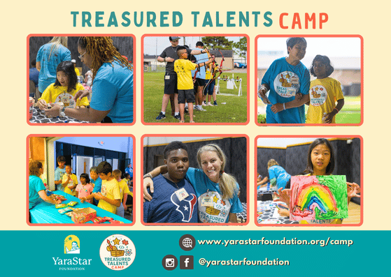 Treasured Talents Summer Camp 2025: Making Room in Katy, Tx