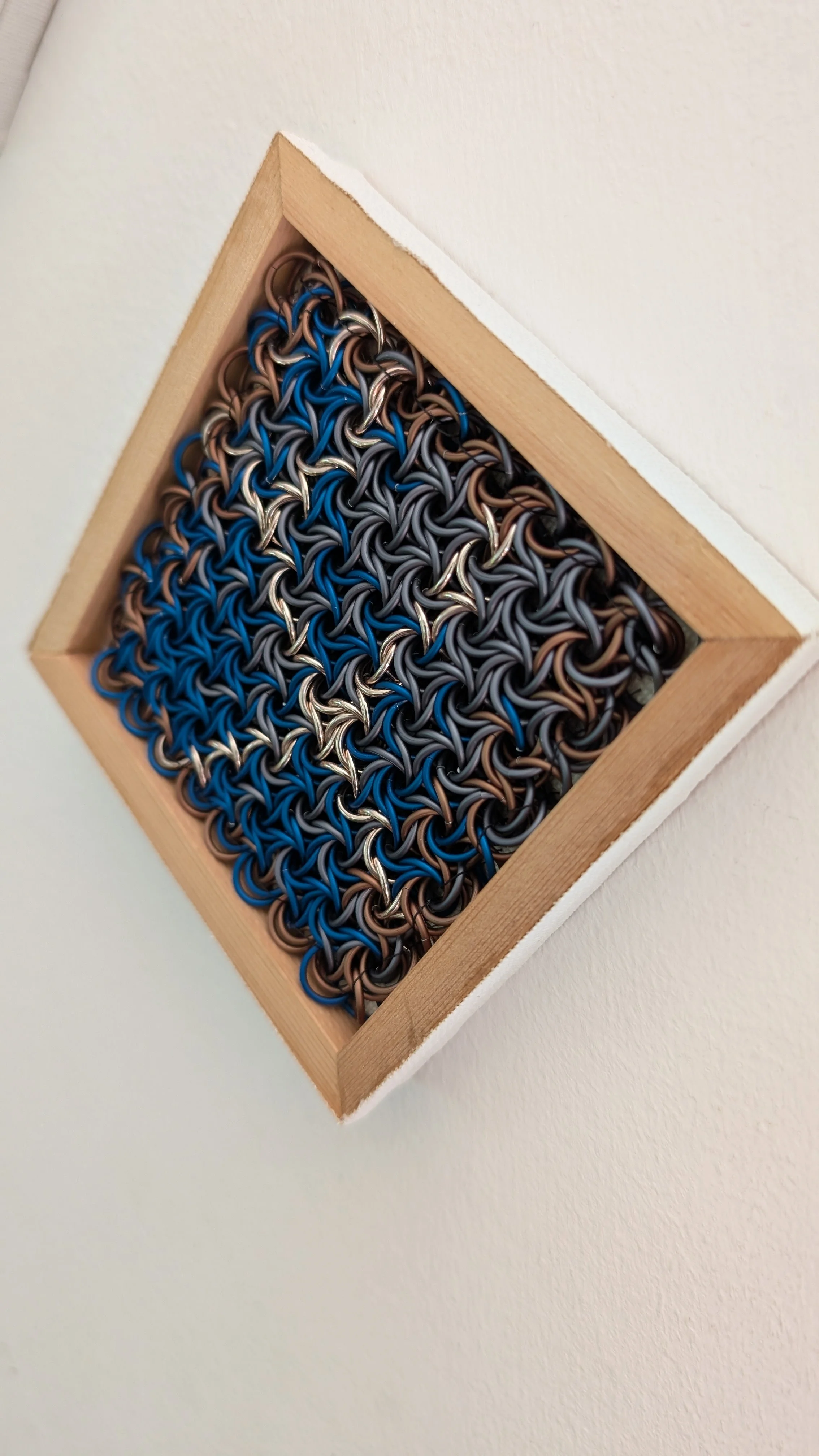 Rose Garden - Original Chainmail Painting