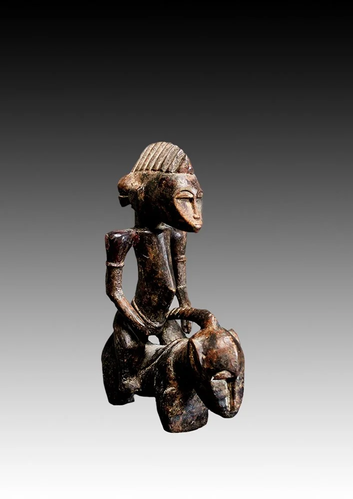 Senufo horse and rider, Ivory Coast.  www.gallerytribalart.com