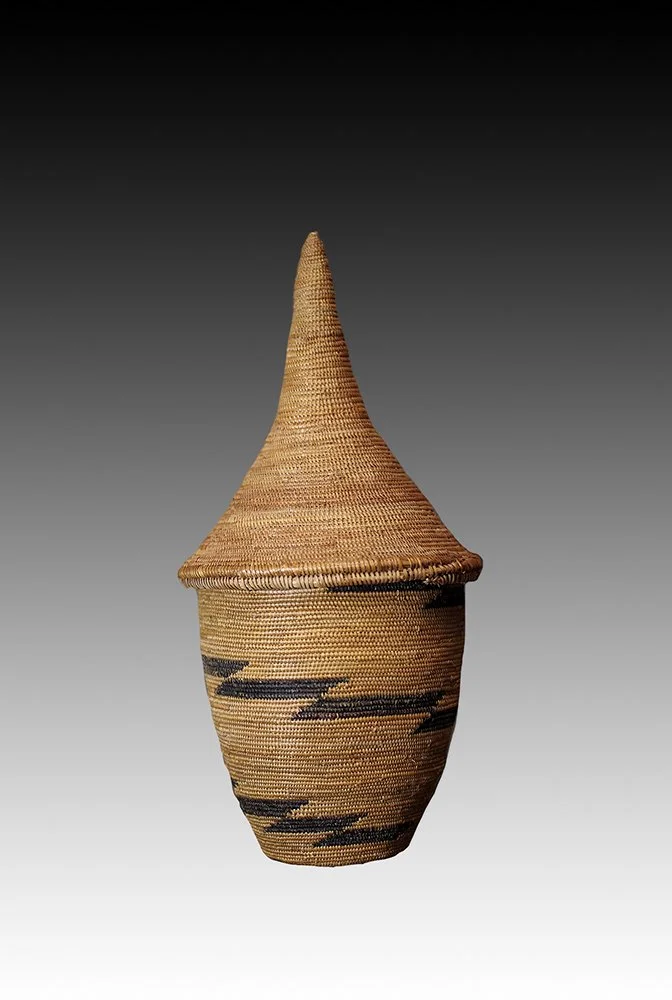 Tutsi basket, tightly coiled baskets from Rwanda.  www.gallerytribalart.com