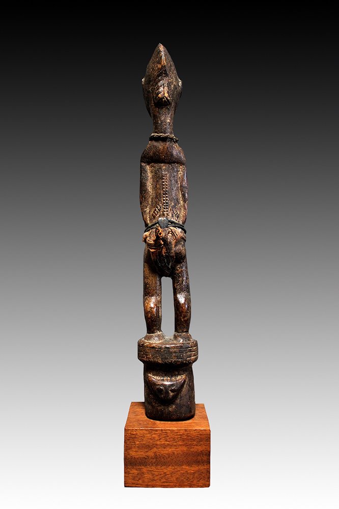 Baule spirit husband used to resolve problems with spouse.  www.gallerytribalart.com