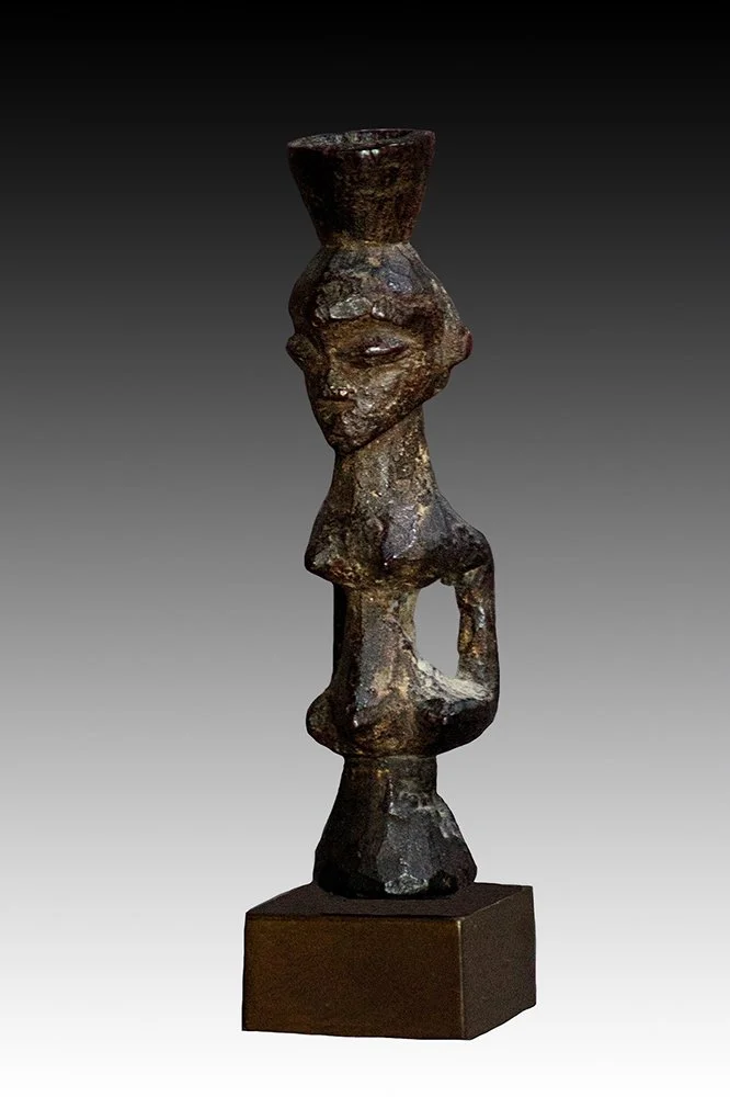 Luba fetish, collector quality African miniature carvings.  www.gallerytribalart.com