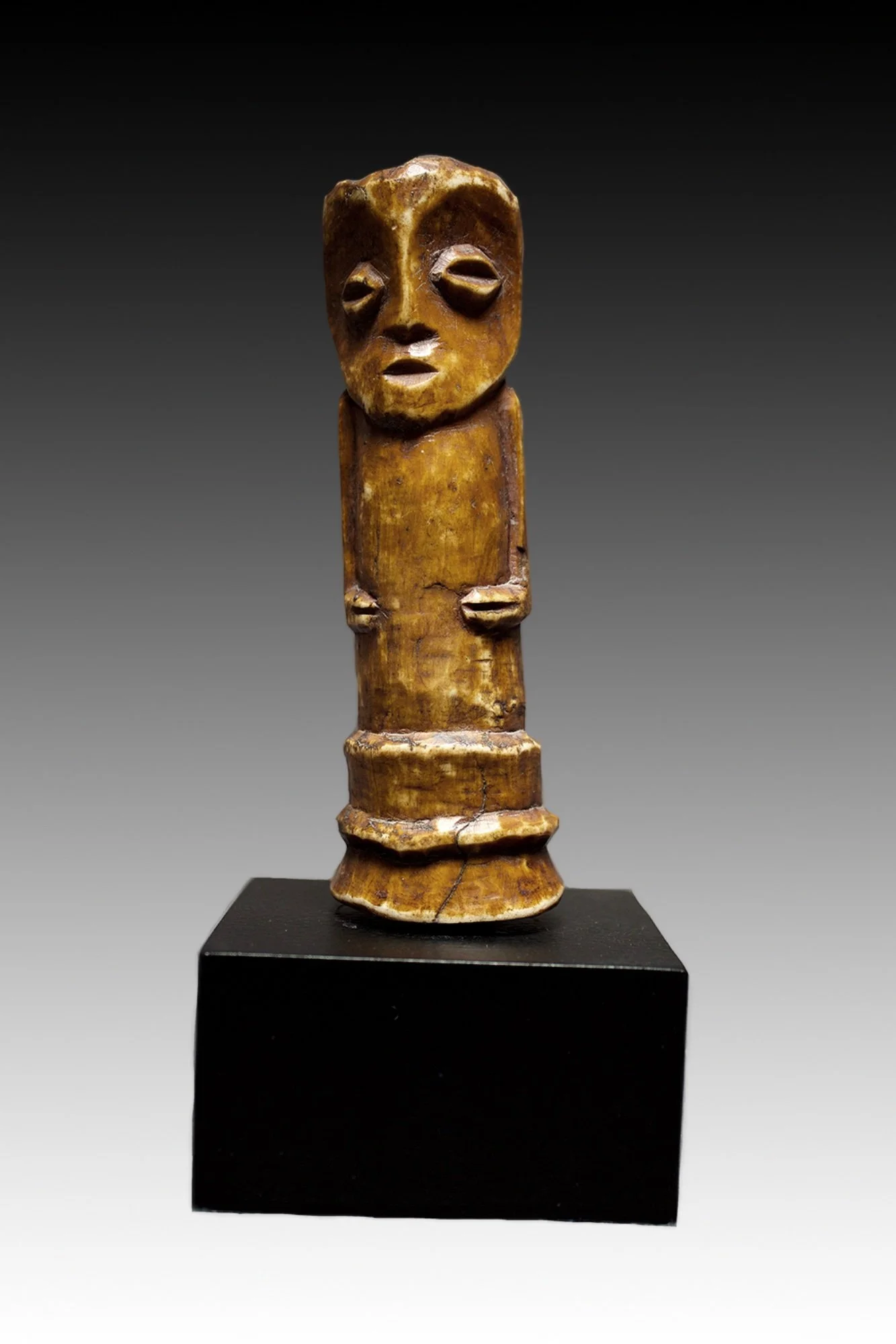Lega bone figures were status symbols that were used for teaching morals during initiation ceremonies.  www.gallerytribalart.com