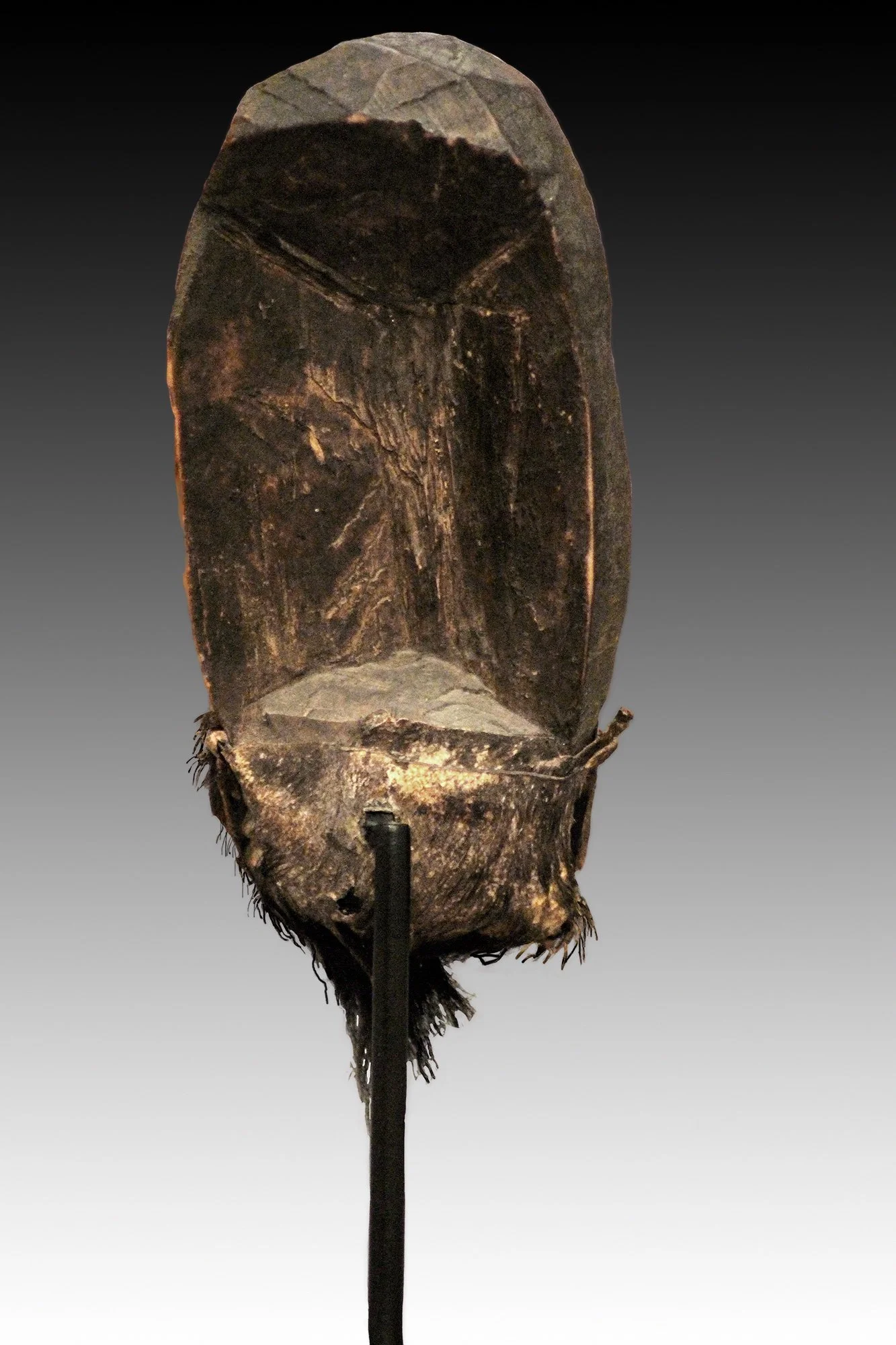 Dan mask, back side view, antique African masks.  www.gallerytribalart.com