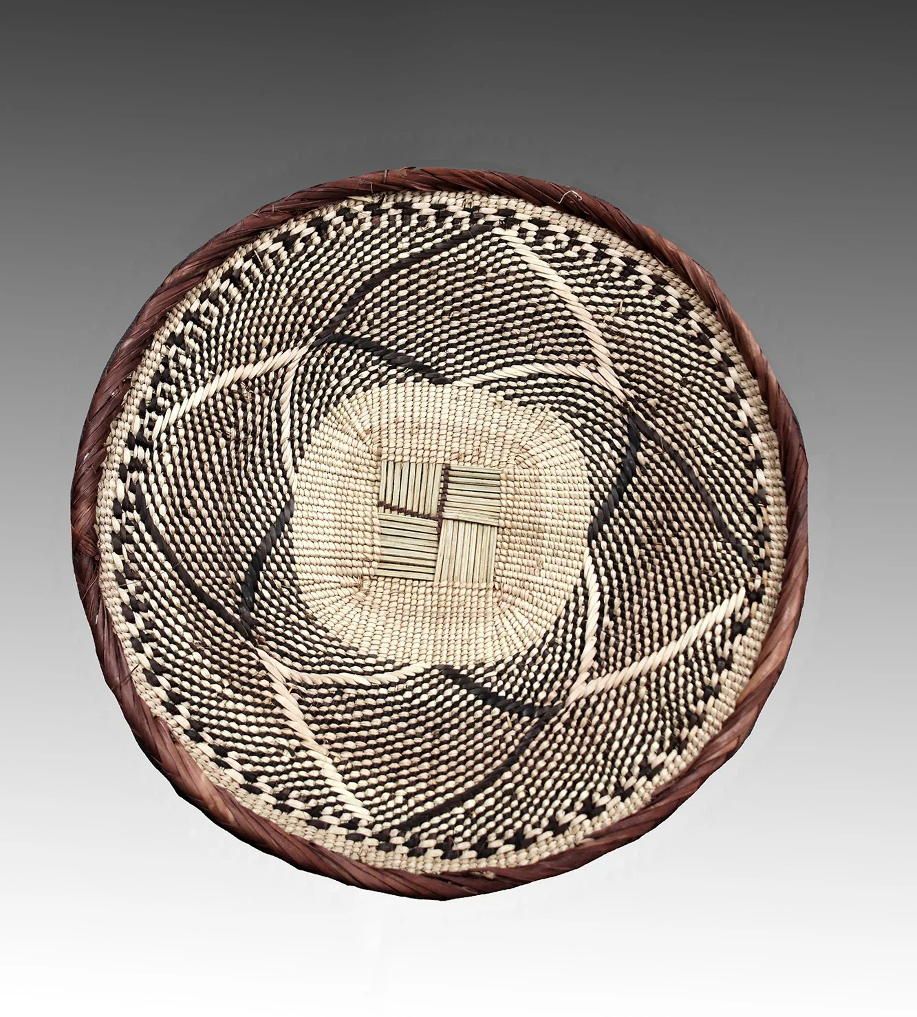 Tonga basket, Northern Zimbabwe and Southern Zambia.  www.gallerytribalart.com