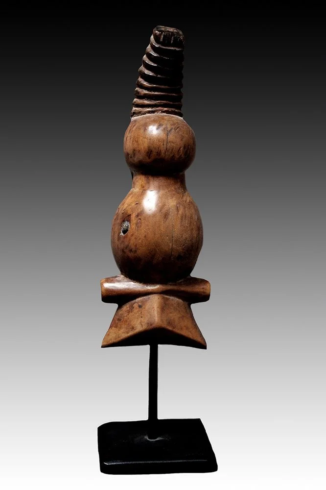 Chokwe whistle, prestige object of hunters.  www.gallerytribalart.com
