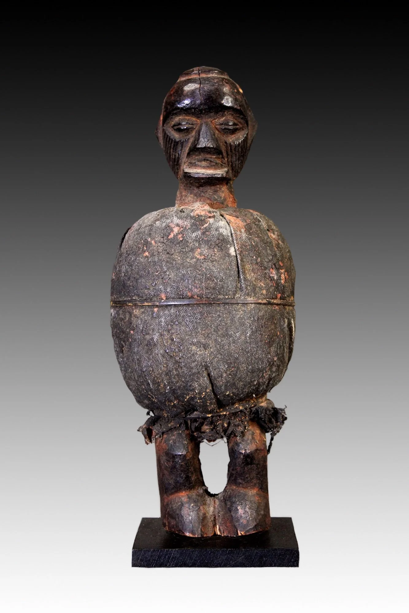 Teke figure, authentic wood African sculptures.  www.gallerytribalart.com