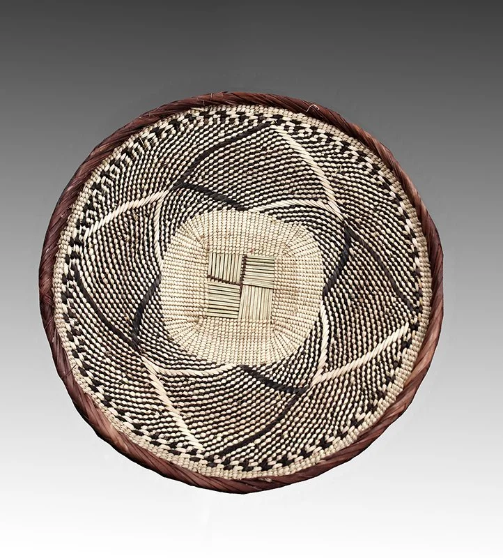 Tonga basket, beautiful hand woven baskets from Zimbabwe.  www.gallerytribalart.com