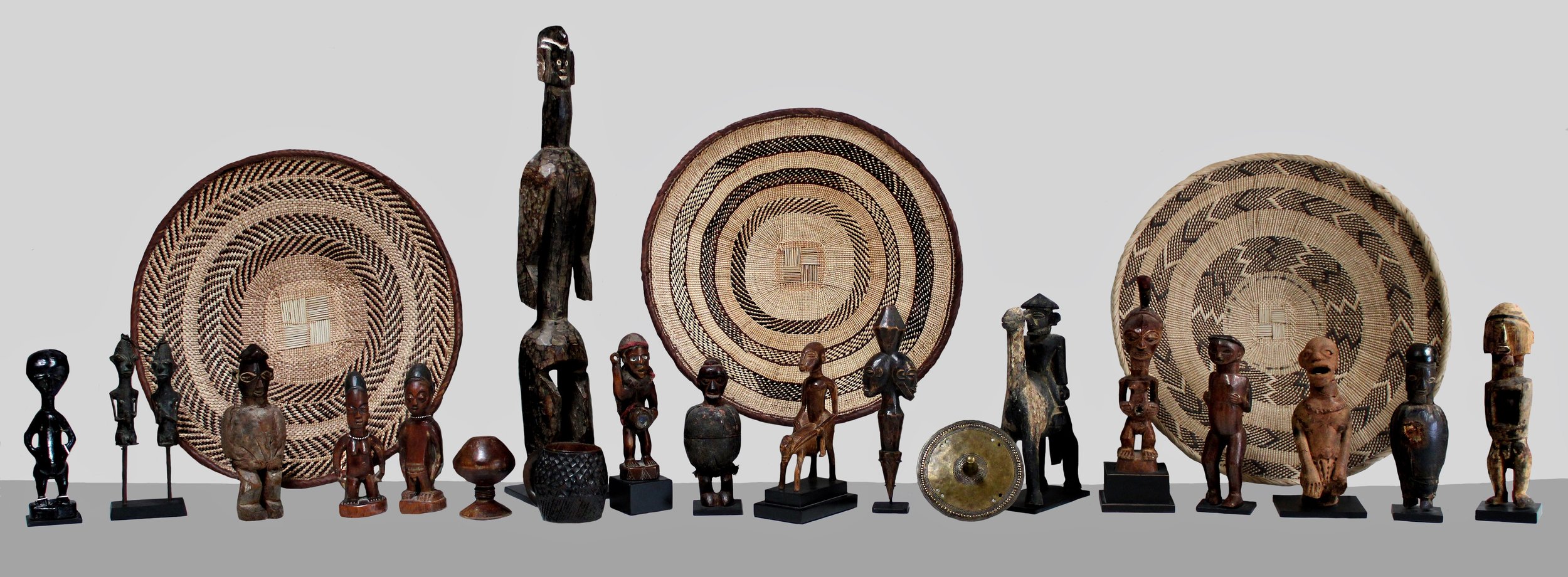 African carved wood sculpture