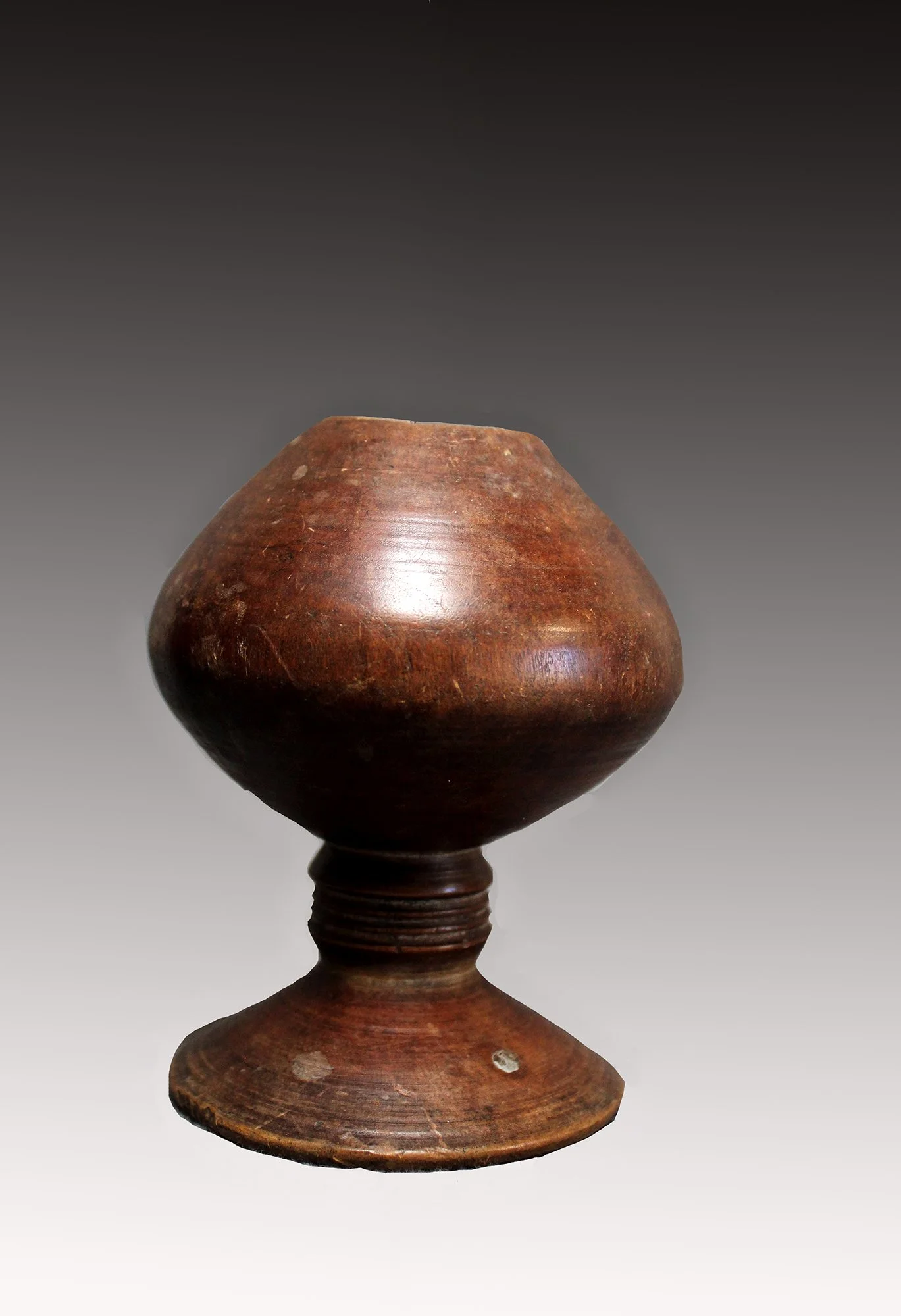 Ethiopian carved wooden cup.  www.gallerytribalart.com