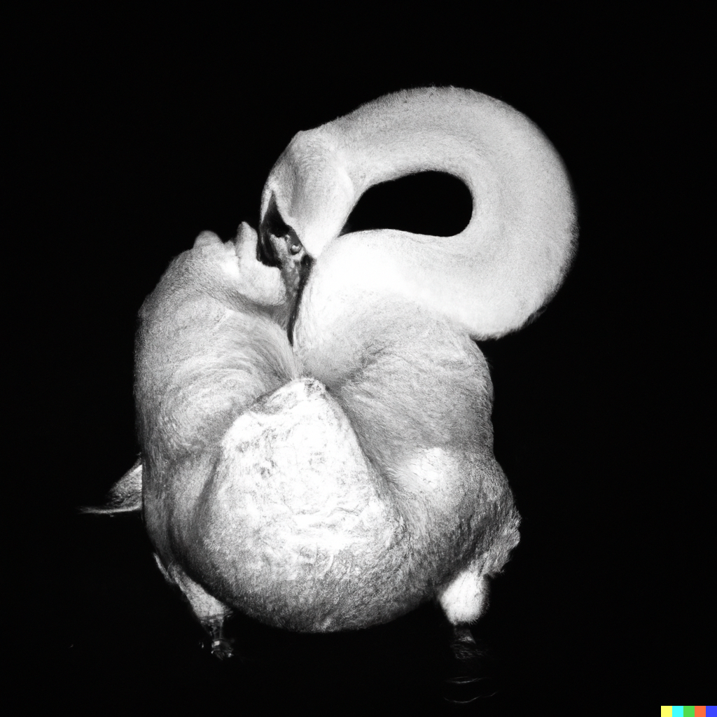 DALL·E 2024-03-07 00.16.50 - ¿Qué signo haces, oh Cisne, con tu encorvado cuello al paso de los tristes y errantes soñadores_ ¿Por qué tan silencioso de ser blanco y ser bello, ti.png
