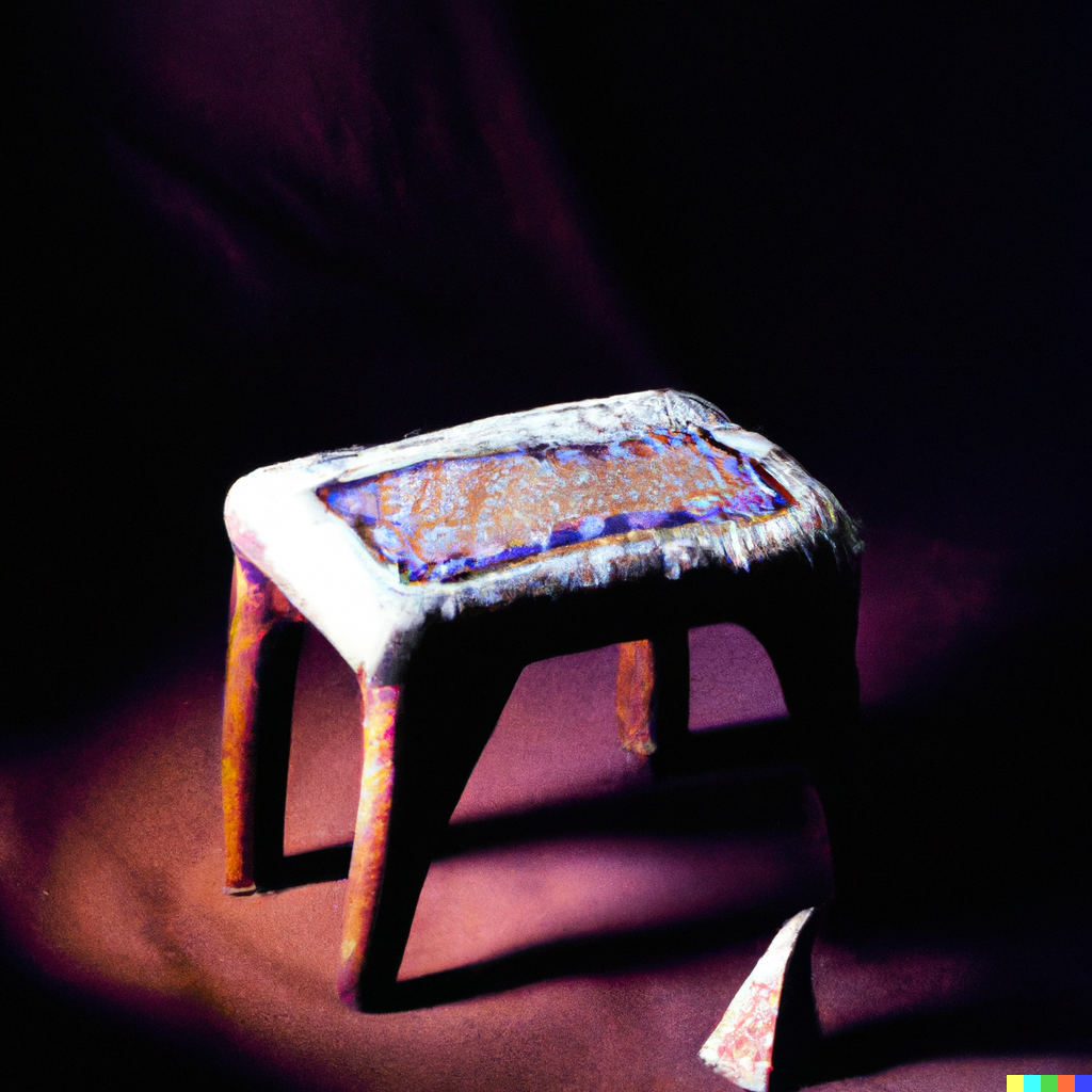 DALL·E 2024-03-07 01.17.53 - A studio photo, shot with color film, contrasted light,, the image is taken with a medium format camera, 1.8 obturation, flash with soft box, colors a.png