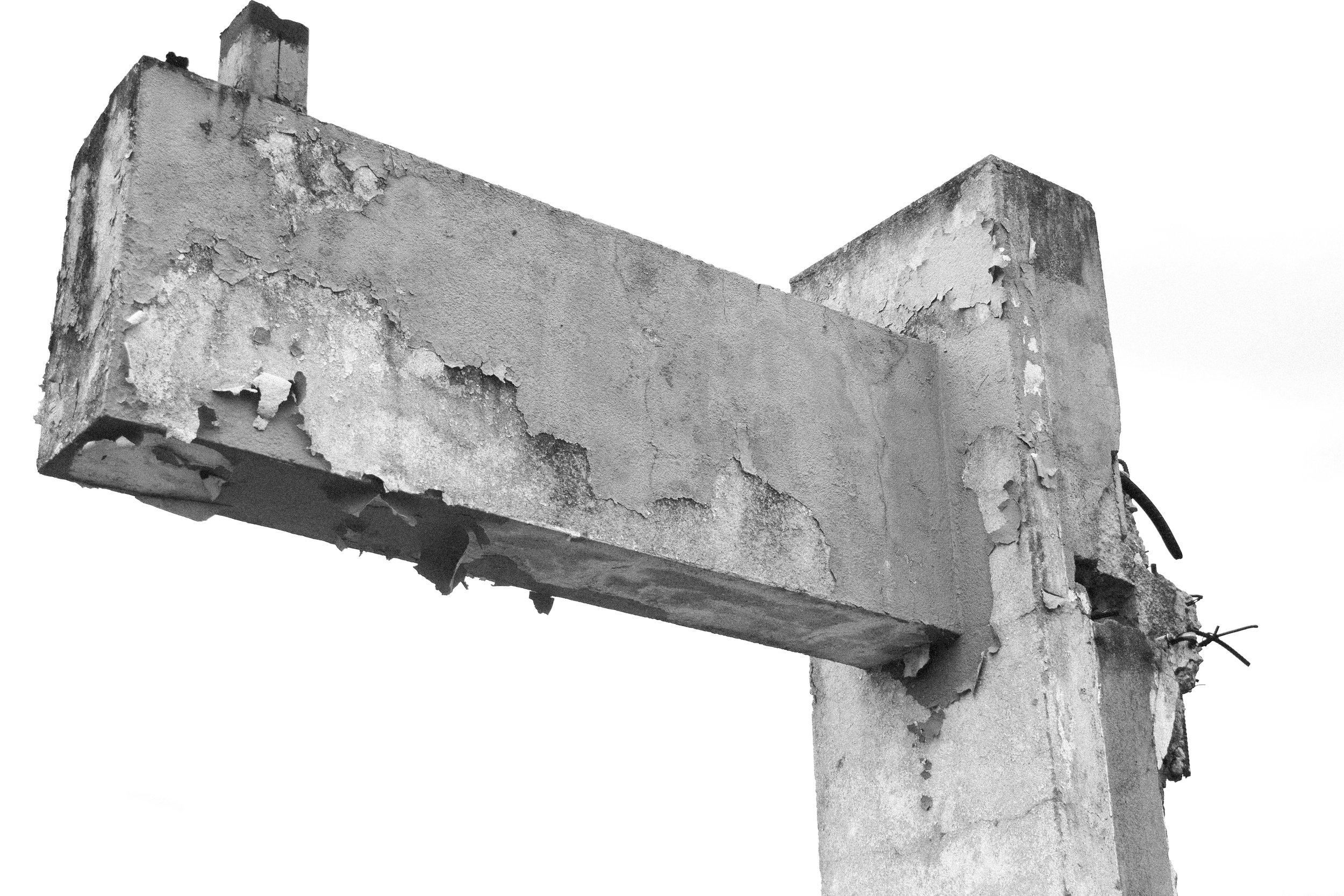 Ruins of an old building.