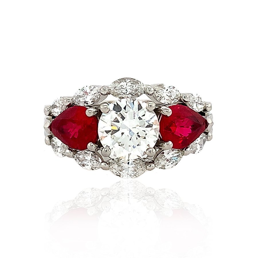Revelation Halo Engagement Ring (Radiant) LRB04246EG-4W | Cellini Design  Jewelers | Orange, CT