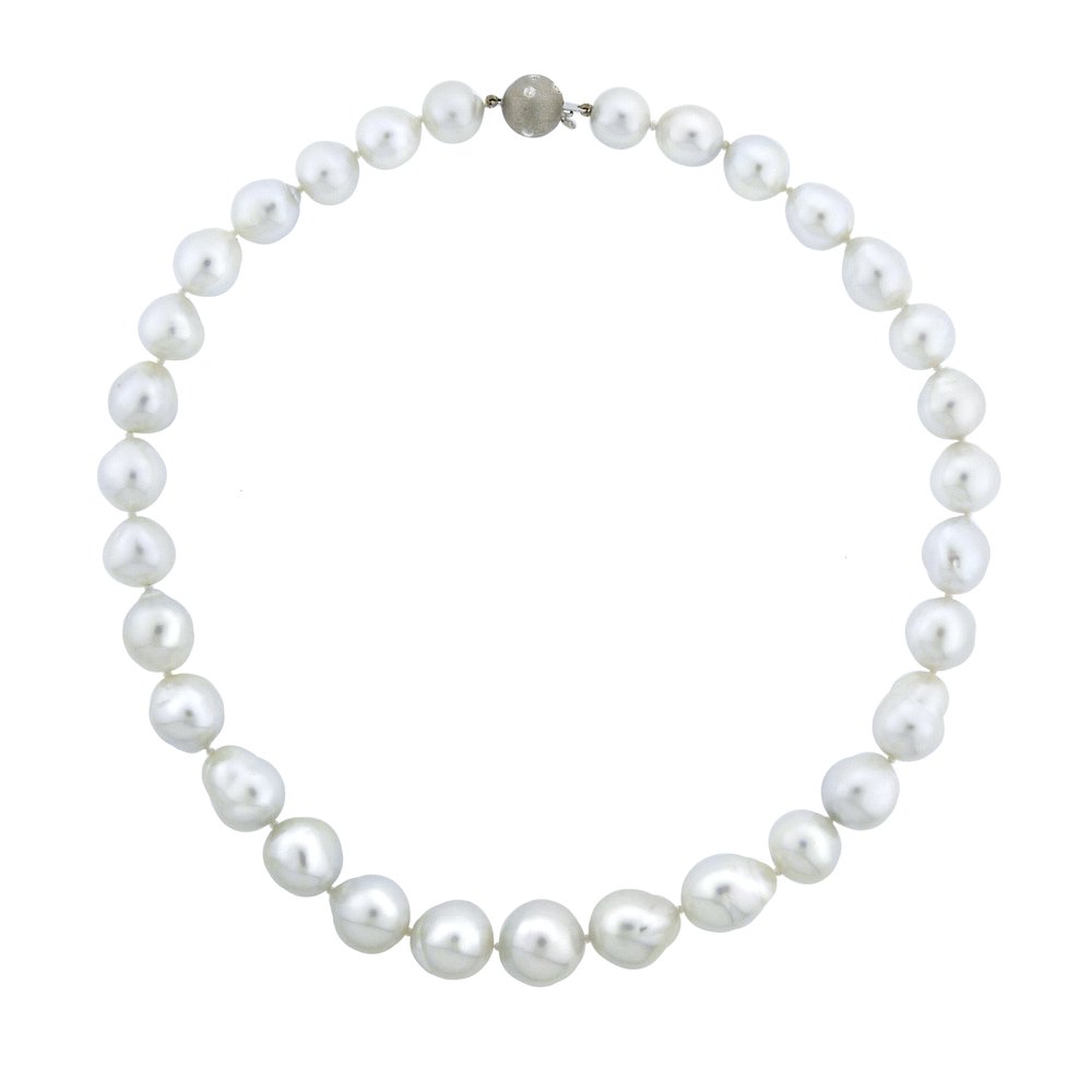 Semi Baroque South Sea Pearl Necklace — Your Most Trusted