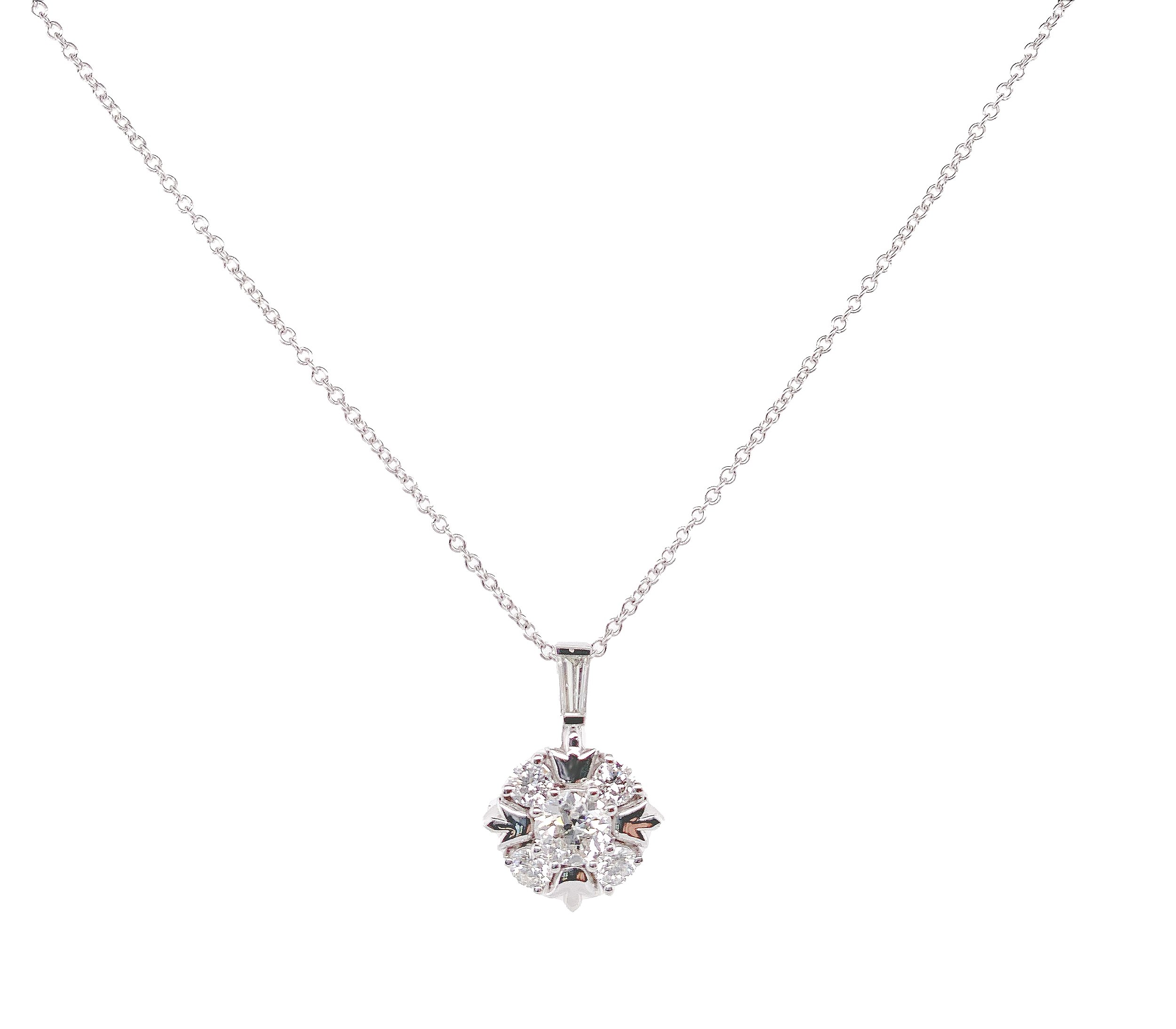 10K Yellow Gold Plated 1/4 Carat Diamond Pendant Necklace in Sterling  Silver | eBay