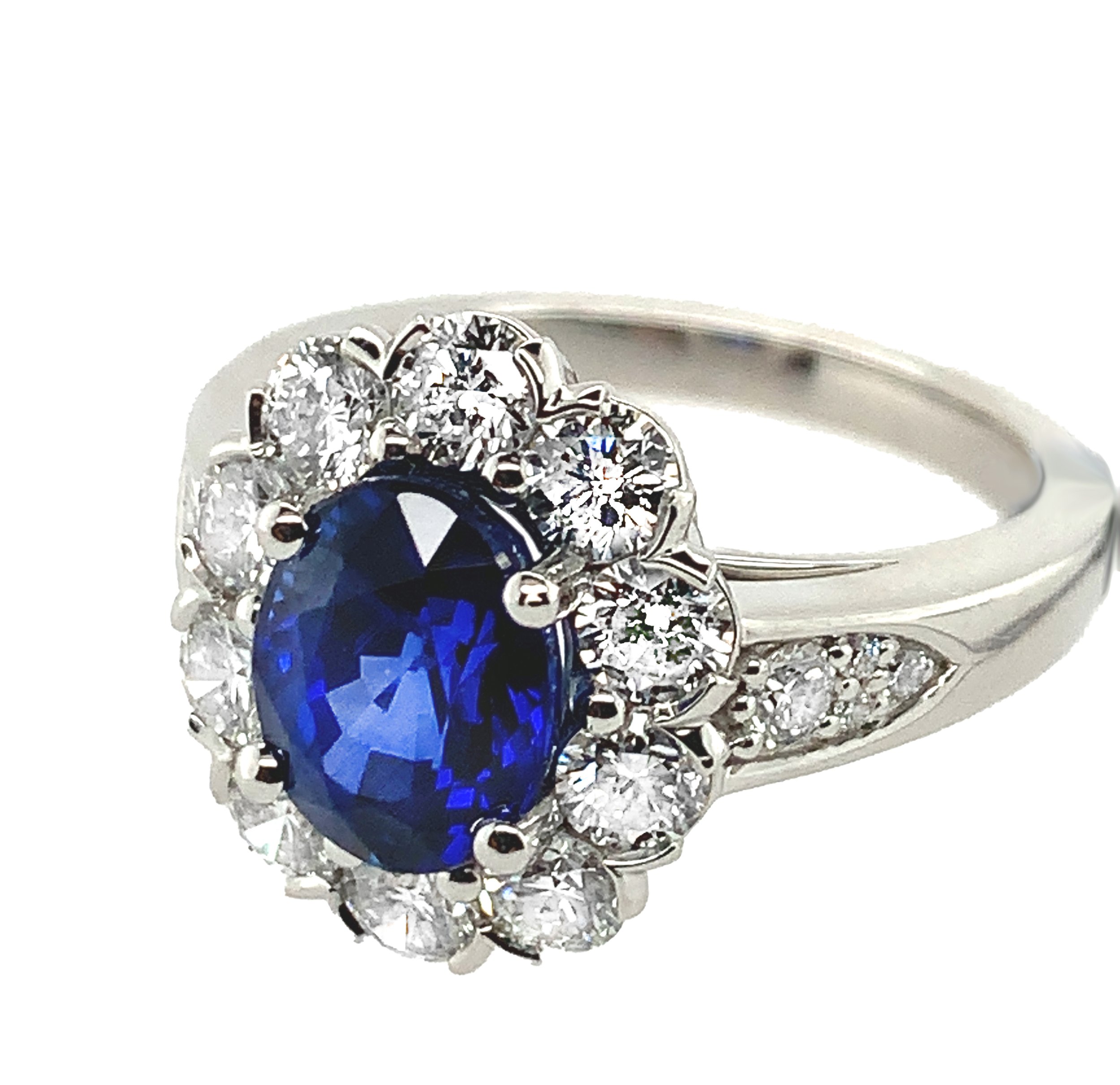 Italian 925 Sterling Silver 1.0 Ct Blue Sapphire Engagement Ring Wedding  Band Bridal Set G1118S-925SSBS | Art Masters Jewelry